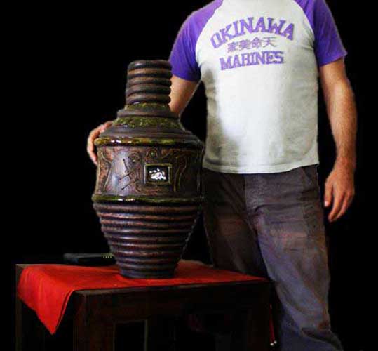 Os potes cerâmicos de Jorge Garcia