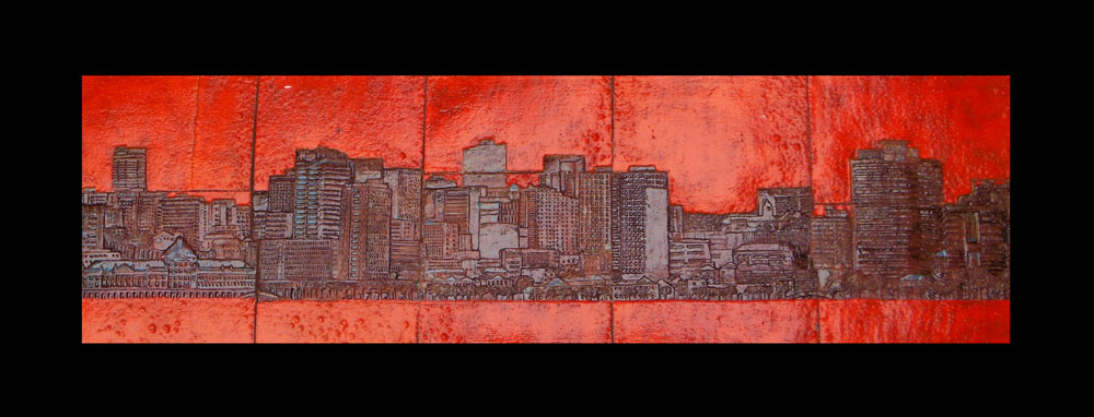 Painel cerâmico : Baia de Luanda