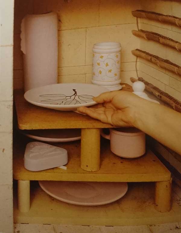 As peças devem ir o mais secas possíveis para o forno